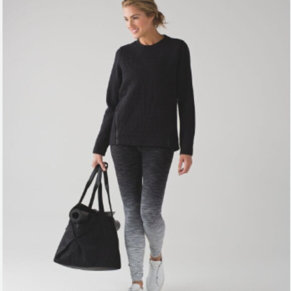 Lululemon Wunder Under Hi-Rise Ombre Space Dye Black Deep Coal - Picture 1 of 12